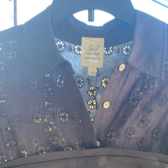 ‼️SALE‼️Cinq à Sept Midnight Blue Mini Dress Size 2 & 6 - Picture 3 of 7